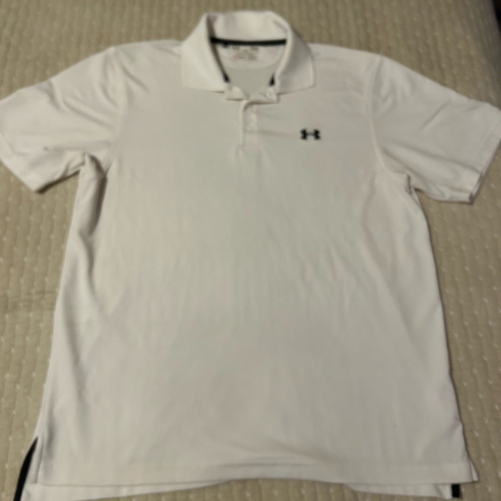 Under Armour Men's Classic White Polo